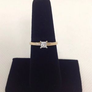 14K Leo Schachter Diamond Ring 7
